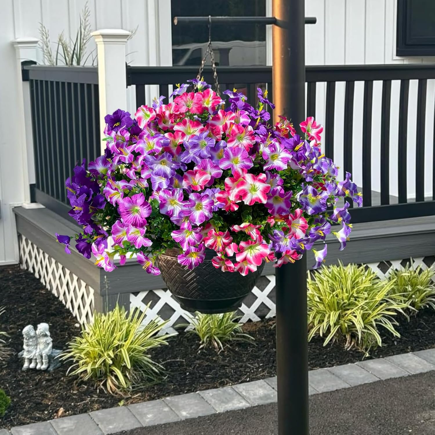 Four-Color Faux Petunia Flowers — Set of 12 Bundles - Image 5